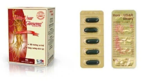 HOM USAR GINSENG PP.PHARCO HỘP 60 VIÊN NANG MỀM 